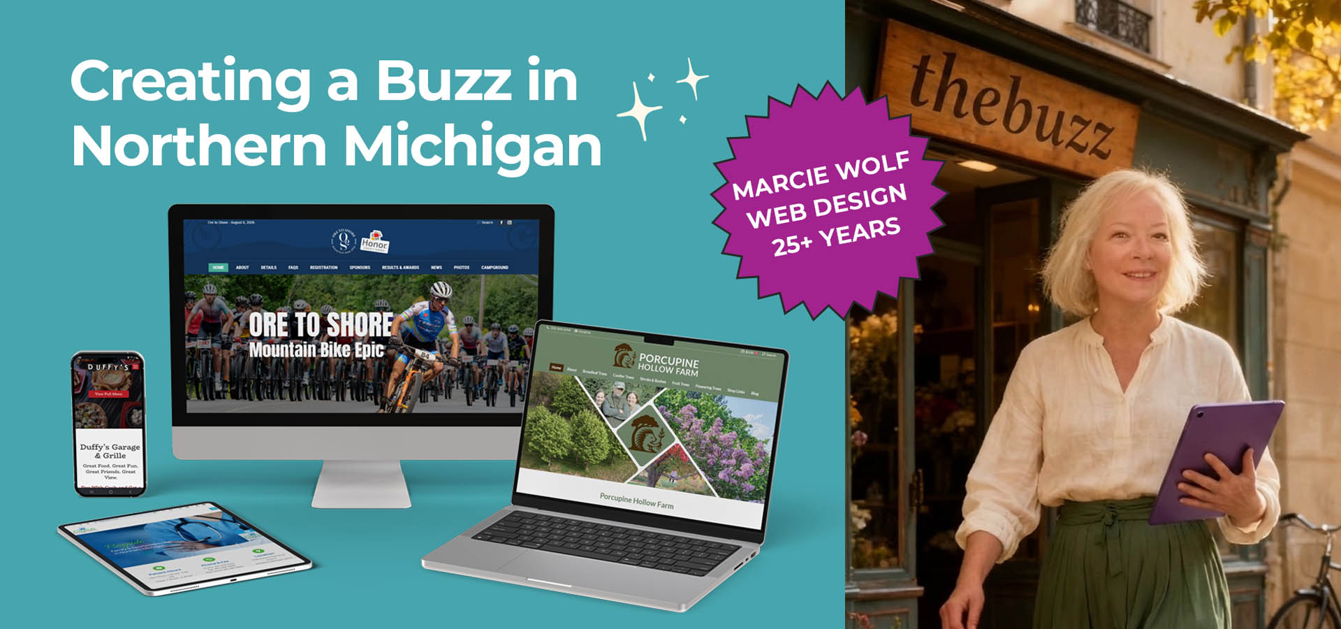 Creating-Buzz-Northern-Michigan-Marcie-Wolf Abuzz Creative Creating a Buzz in Northern Michigan Marcie Wolf