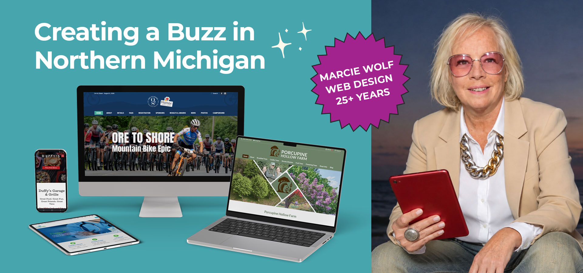 Creating-a-Buzz-in-Northern-Michigan-Marcie-Wolf Creating a Buzz in Northern Michigan
