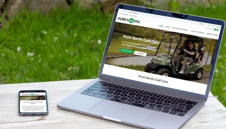 Pure North Golf Cars Website